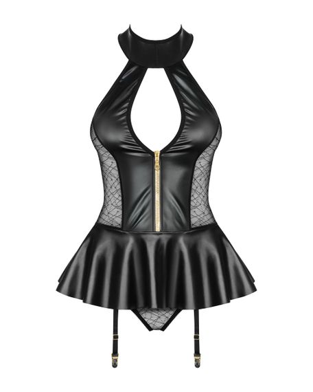 Корсет Obsessive 859-COR-1 corset Черный S/M | Зображення 3