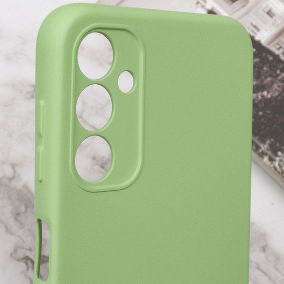 Чехол Silicone Cover Lakshmi Full Camera (A) для Samsung Galaxy M14 5G Зеленый / Pistachio | Зображення 4