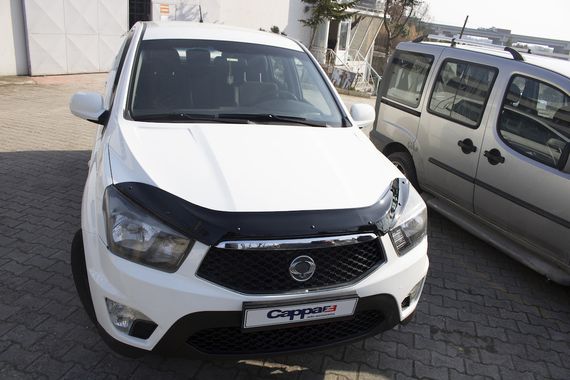 Дефлектор капота 2013-2024 (EuroCap) для SsangYong Korando | Зображення 2