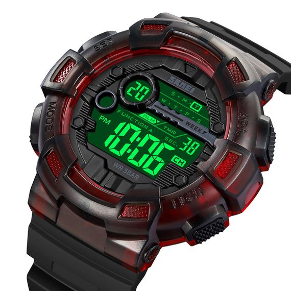 Годинник S2kmei 2110BKRD Black-Red SALE | Зображення 1