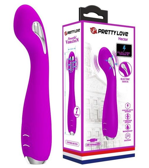 Вібратор Pretty Love-HECTOR G-SPOT VIBRATOR з електростимуляцією, BI - 014765 Sex Aura