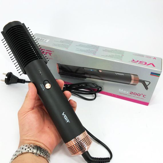 Фен щітка для волосся VGR V-490 Стайлер, повітряний стайлер для волосся, Фен для дому, Професійний фен | Зображення 1