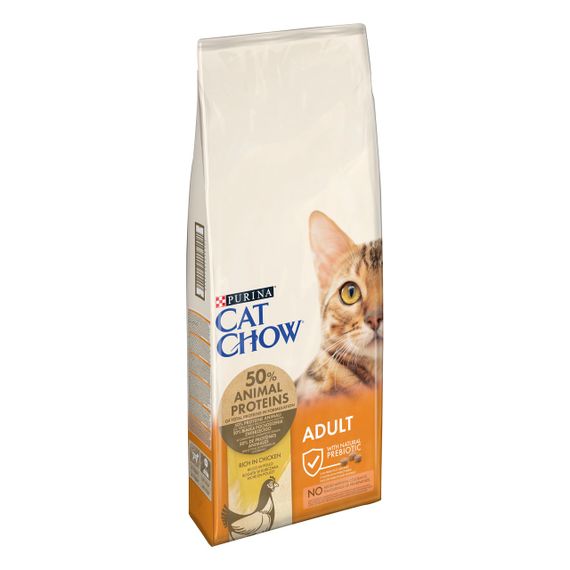 Сухой корм для котов с курицей и индейкой Cat Chow Chicken Turkey 15 кг | Зображення 1