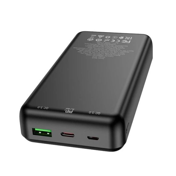 Зовнішній акумулятор HOCO J87A Tacker PD20W+QC3.0 power bank(20000mAh) Black | Зображення 1