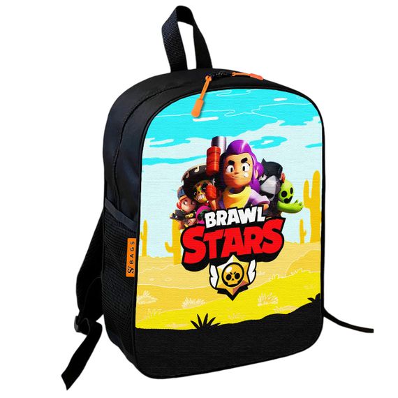 Рюкзак шкільний дитячий 36х27см Бравл Старс з принтом для хлопчика (00632)