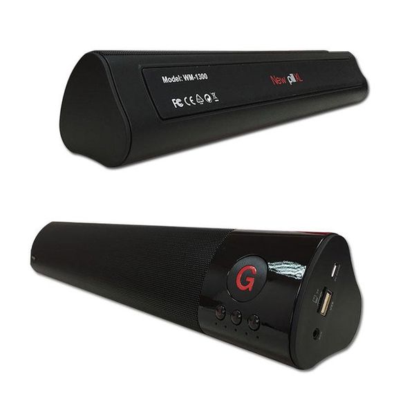 Портативная колонка-сабвуфер WM-1300 FM+USB | Зображення 1