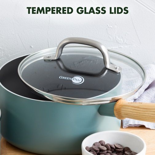 Набір ковшів з кришками GreenPan Mayflower CC001595-001 6 предметів зелений | Зображення 3
