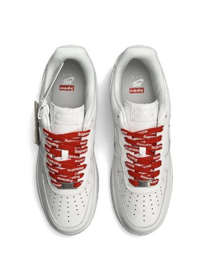 Мужские кроссовки Air Force 1 Low Supreme White Red , Вьетнам 42 26.5 | Зображення 6