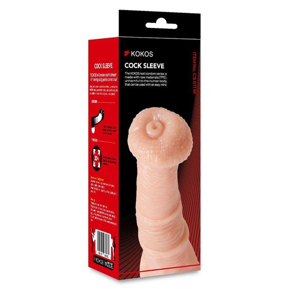 Насадка на член Kokos Cock Sleeve CS 011 M Sex Aura | Зображення 3