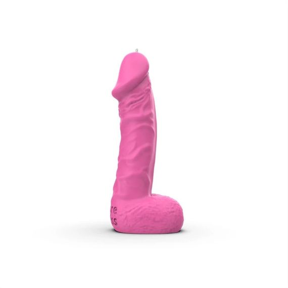 Свеча пикантной формы Pure Bliss BIG Pink розовая, 18 см sexstyle | Зображення 3