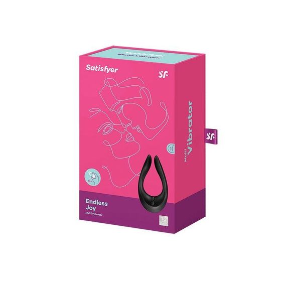 Вібратор для пар Satisfyer Endless Joy, 3 незалежні мотори, Чорний | Зображення 4