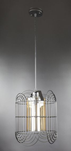 Люстра підвісна LOFT на 1 лампочку 26704 Чорний 40-130х25х25 см.