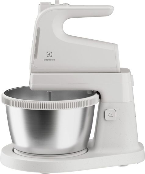 Міксер Electrolux стаціонарний 500Вт, насадки-4, чаша-метал, 3.5л, білий (ESM4W)