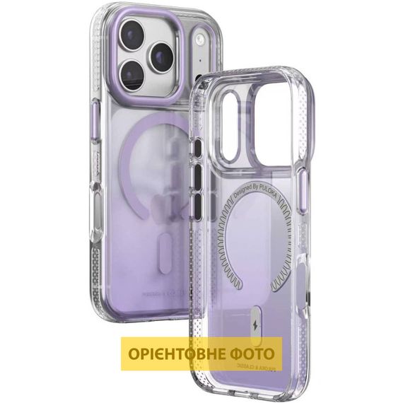 Чохол TPU+PC Puloka Resplendent with Magnetic Fit для Apple iPhone 17 (6.3") Purple | Зображення 1