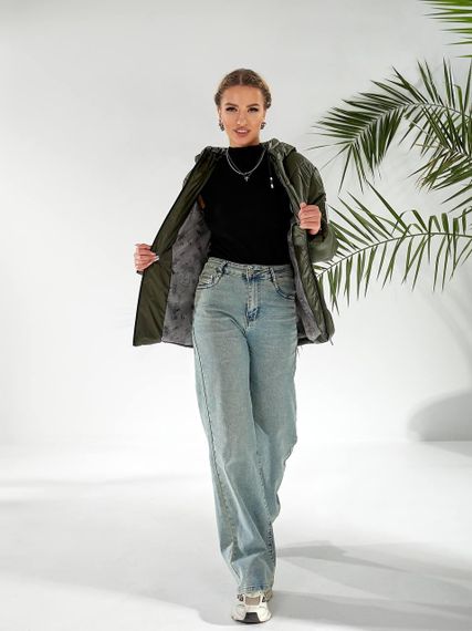 Утеплена куртка, арт.417/1, хакі | Зображення 4