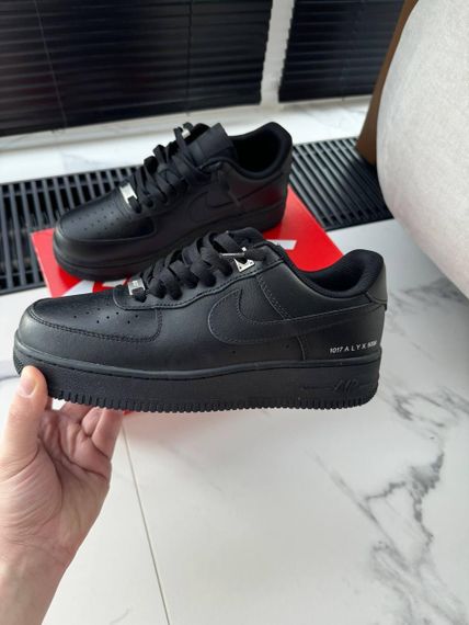 Кросівки кеди Air Force 1 Low SP 1017 ALYX 9SM Black  / аір форсе весна / літо / осінь 0229