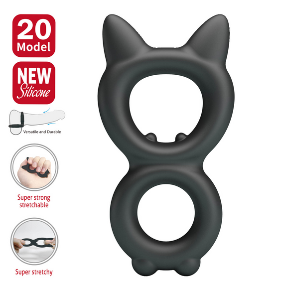 Ерекційне кільце Crazy Bull №20 - TORAN super soft silicone, BI-210365 Sex Aura | Зображення 1