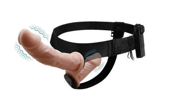 Страпон із вібрацією з 2 вібромоторами ULTRA PASSIONATE HARNESS STRAP-ON, BW-022060 Sex Aura | Зображення 9