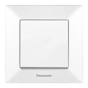Вимикач Panasonic Arkedia Slim одноклавішний, білий