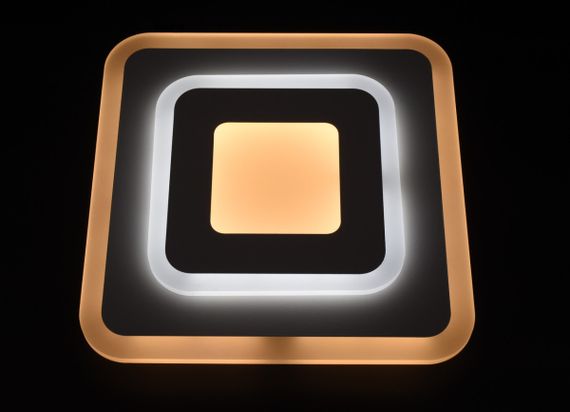 Сучасний квадратний світильник стельовий LED для кімнати кухні ванної 26160 Білий 4х30х30 см. | Зображення 2