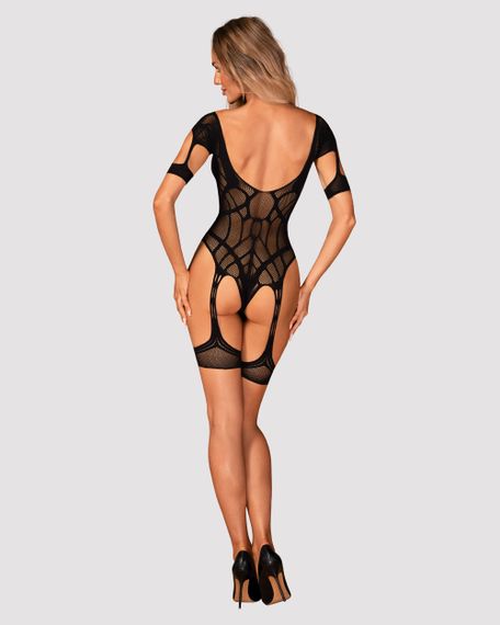 Бодістокінг-боді Obsessive G334 Чорний S/M/L | Зображення 4