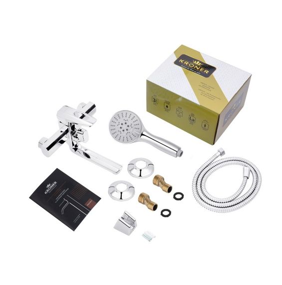 Змішувач для ванни Kroner KRM Kante - C060 (CV023581) | Зображення 1