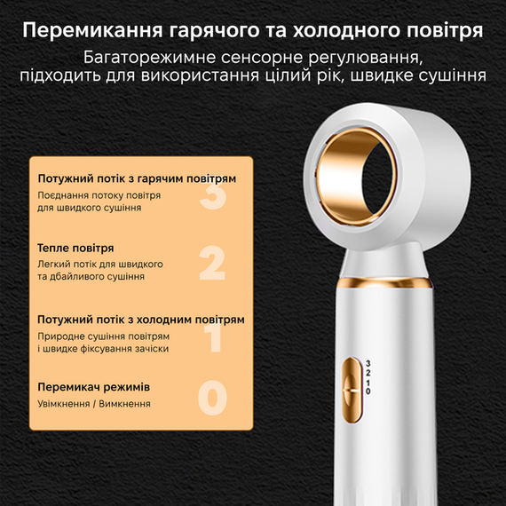 Фен для волосся 3 в 1 швидке сушіння 3-in-1 curling iron AND LY-945 | Зображення 2