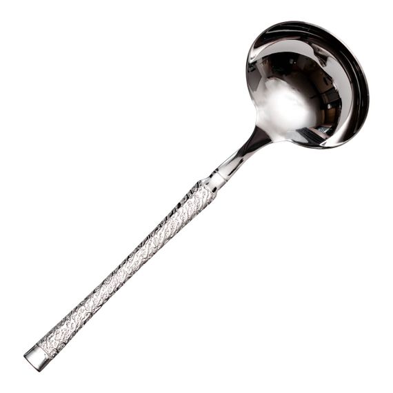 Ополоник сервірувальний 24 (см) половник з нержавіючої сталі з ручкою для супу, бульйону HP-8-49 | Зображення 2