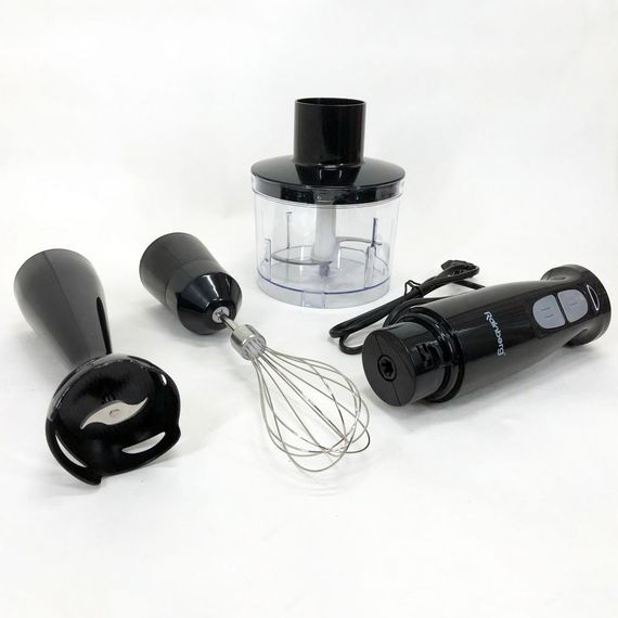 Блендер 3в1 Rainberg RB-2243 500W занурювальний блендер подрібнювач, блендер для дитячого пюре. LK-566 Колір: чорний | Зображення 4