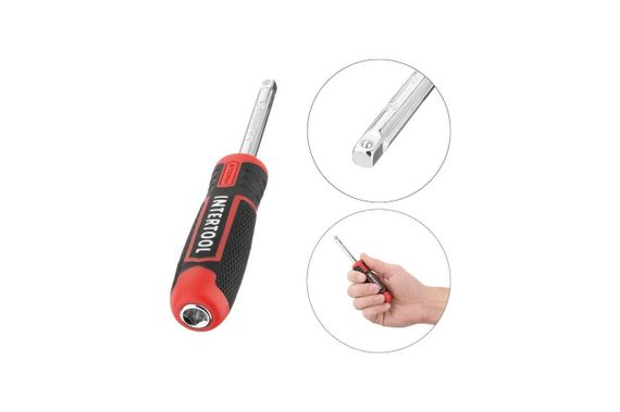 Набор инструмента Intertool - 1/4" 46 ед. Storm (ET-8046) | Зображення 6