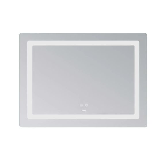Зеркало Lidz Kubis (KU2) 900х700 с LED-подсветкой Touch, с антизапотеванием, с диммером, рег. яркости LD78LF90448452 | Зображення 2
