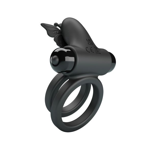 Ерекційне кільце - Pretty Love Passionate Ring IX Black | Зображення 4