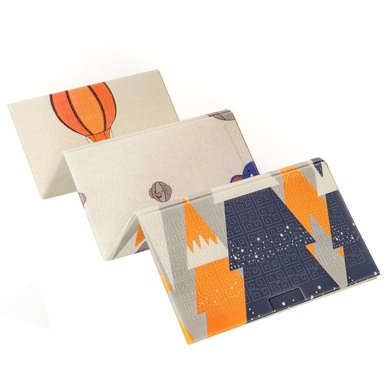 Дитячий складний термокилимок 117см х 177см х 8мм Повітряні кульки - Ведмедики (301) SW-00003031 | Зображення 1