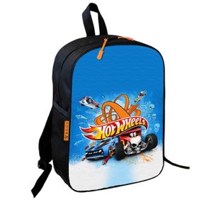 Рюкзак школьный детский 36х27см Хот Вилс "Hot Wheels" с машинкой для мальчика (00772)