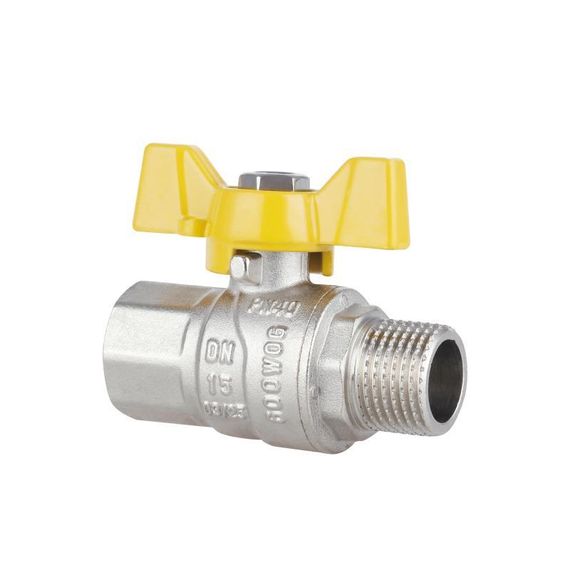 Кран кульовий Thermo Alliance Forte 1/2" ВН для газу (метелик) SF607G15 | Зображення 2