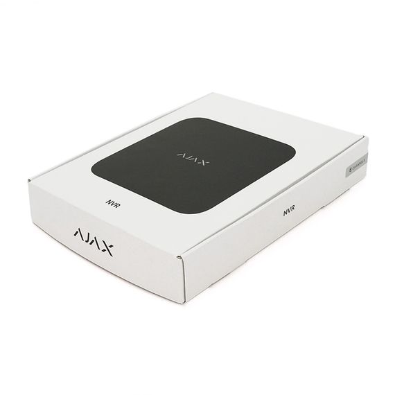 Мережевий відеореєстратор Ajax NVR (8ch) black, роздільна здатність до 4К, підтримка ONVIF/RTSP, декодування H.265/H.264, ємність | Зображення 1