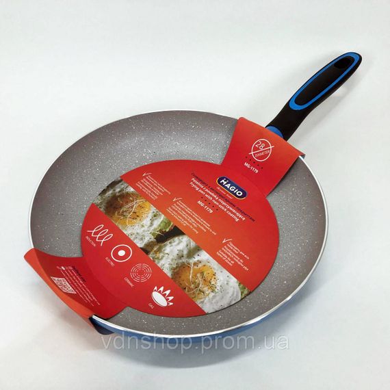 Сковороды с покрытием от пригорания Magio, Удобная сковорода для дома, Кованая алюминиевая сковорода XJ-41 | Зображення 3