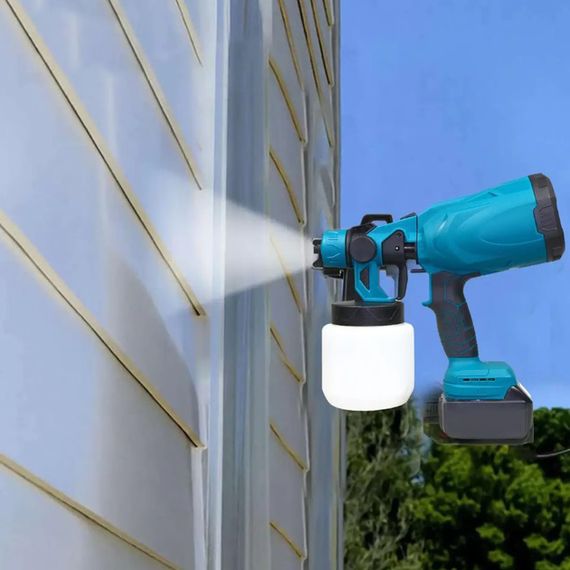 Фарбування фарбопульт Krafftec 48V/2Ah, 600 W, 800 мл, Фарбопульт електричний переносний NP-98 | Зображення 2