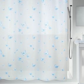 Шторка для ванної та душу Spirella Butterfly 180x200 см, водовідштовхувальна PEVA, 10.28191