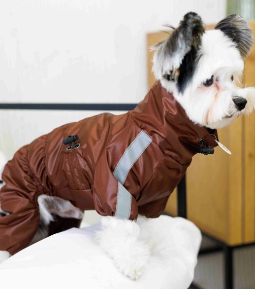 Дощовик Спорт на флiсi коричневий MF-34