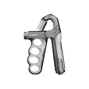 Еспандер пружинний кистьовий з лічильником та регулятором навантаження 5-100кг Сірий