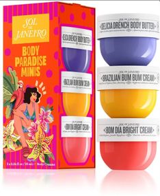 Подарунковий набір Sol de Janeiro Body Paradise Minis (butter, cream, cream)