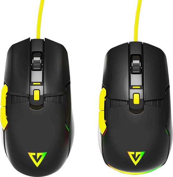 Мишка  Modecom Jager Volcano, ігрова, 12400dpi., 7кн.,RGB, Hot-Swap, custom., чорна | Зображення 4