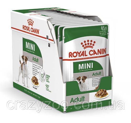 Вологий корм для собак Royal Canin Mini Adult 85 гр 10960019 | Зображення 1