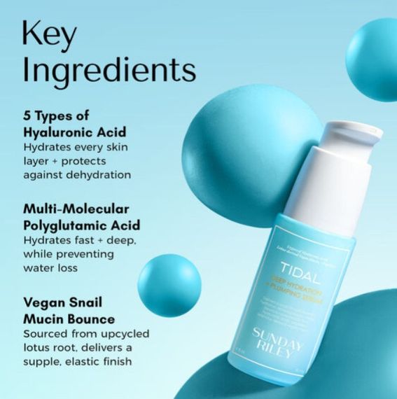 Сироватка для обличчя Sunday Riley Tidal Deep Hydration and Plumping Serum | Зображення 1