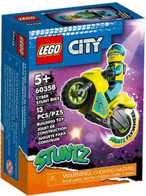 Конструктор LEGO City Каскадерський кібермотоцикл (60358)