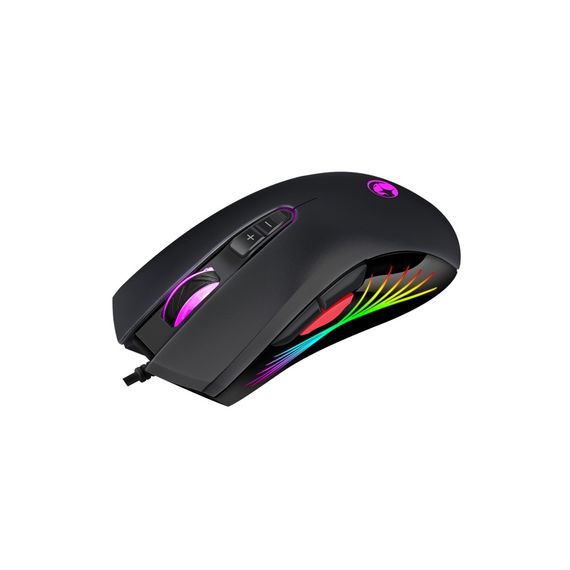 Мишка Marvo M519 RGB-LED USB Black (M519) | Зображення 2
