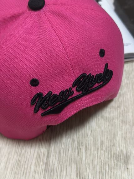 Кепка снепбек (Snapback) Нью-Йорк NY Малиновий 56-61р (9076) | Зображення 2