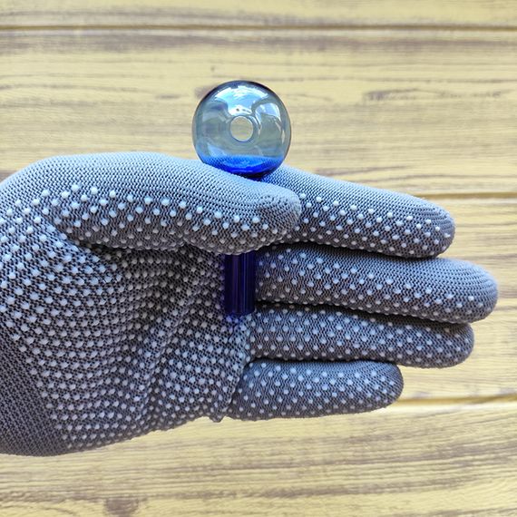 Стеклянная трубка Micro Plus Oil Blue | Зображення 2