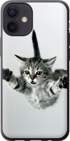 Чехол на iPhone 12 Mini Летящий котёнок "2322u-2071-17620"